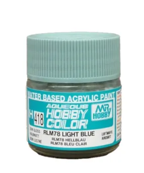 Aqueous - H418 RLM78 Light Blue [German Luftwaffe Aircraft]