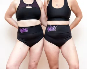 'Be a Queen' Super High Waisted Brazil Pole Shorts