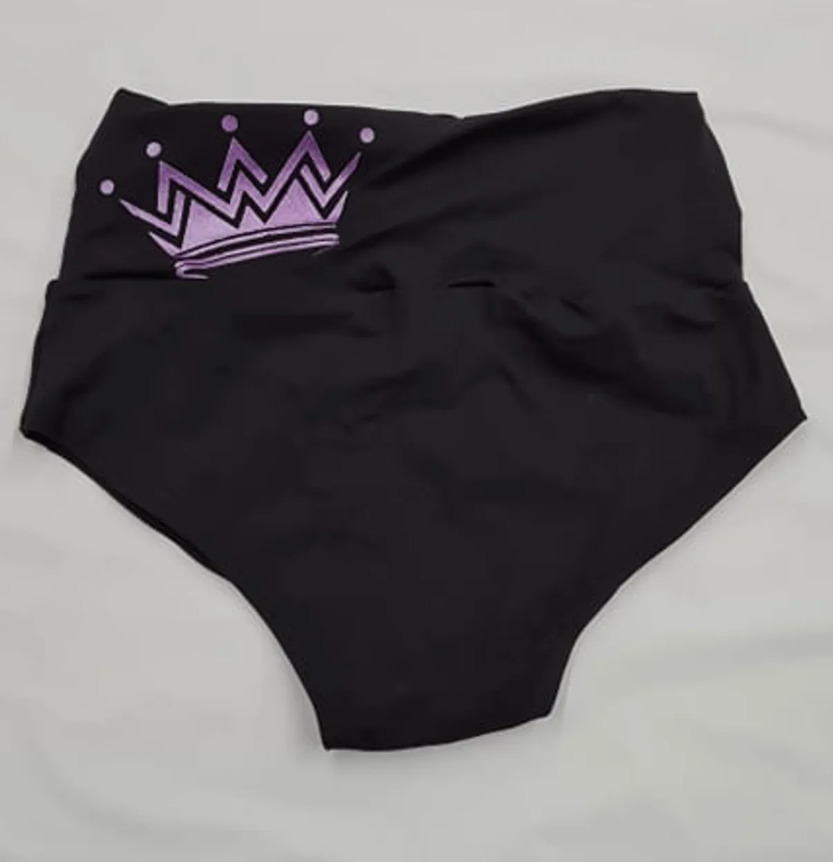 'Be a Queen' Super High Waisted Brazil Pole Shorts