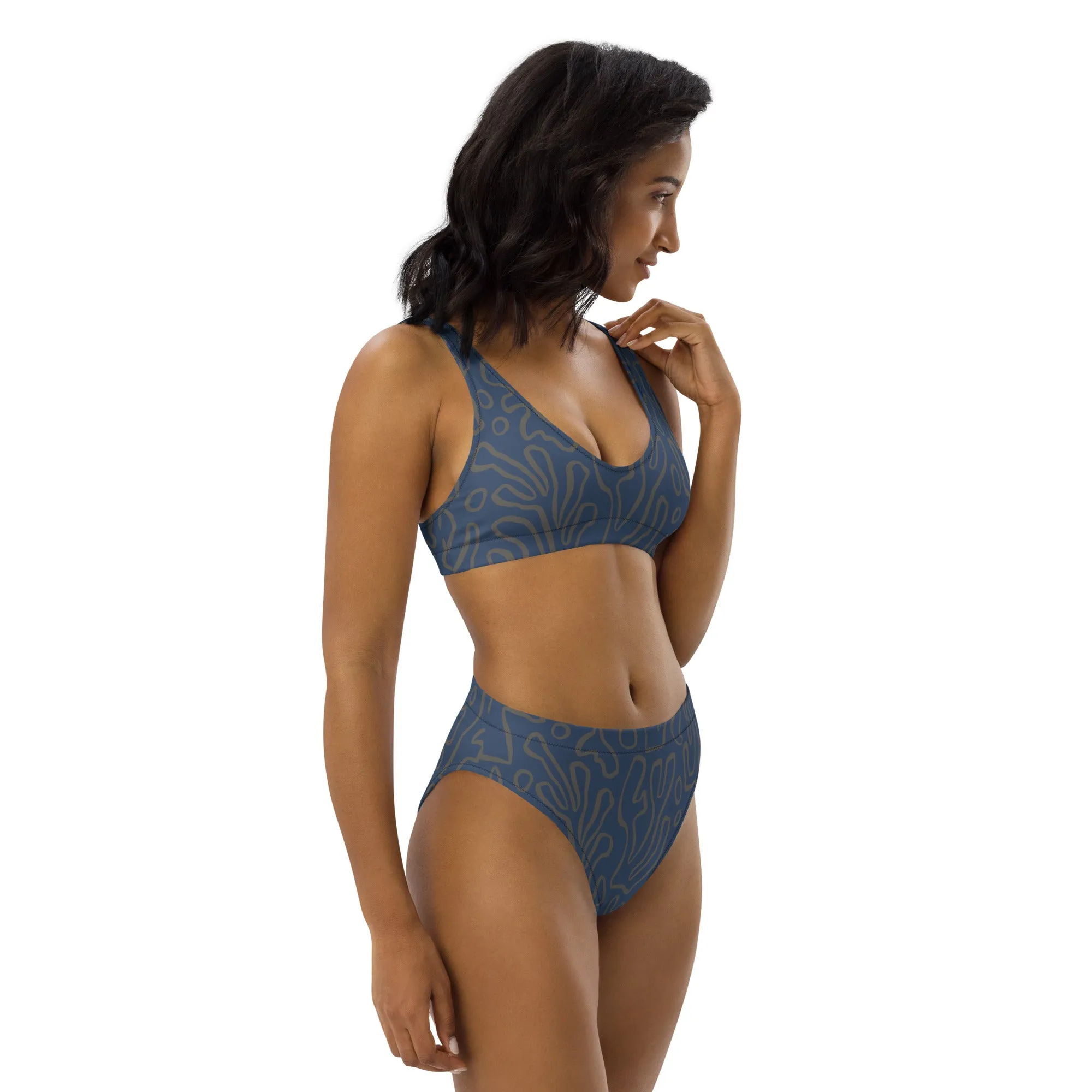Bottom Time Eco-Friendly Recycled High-Waisted Bikini