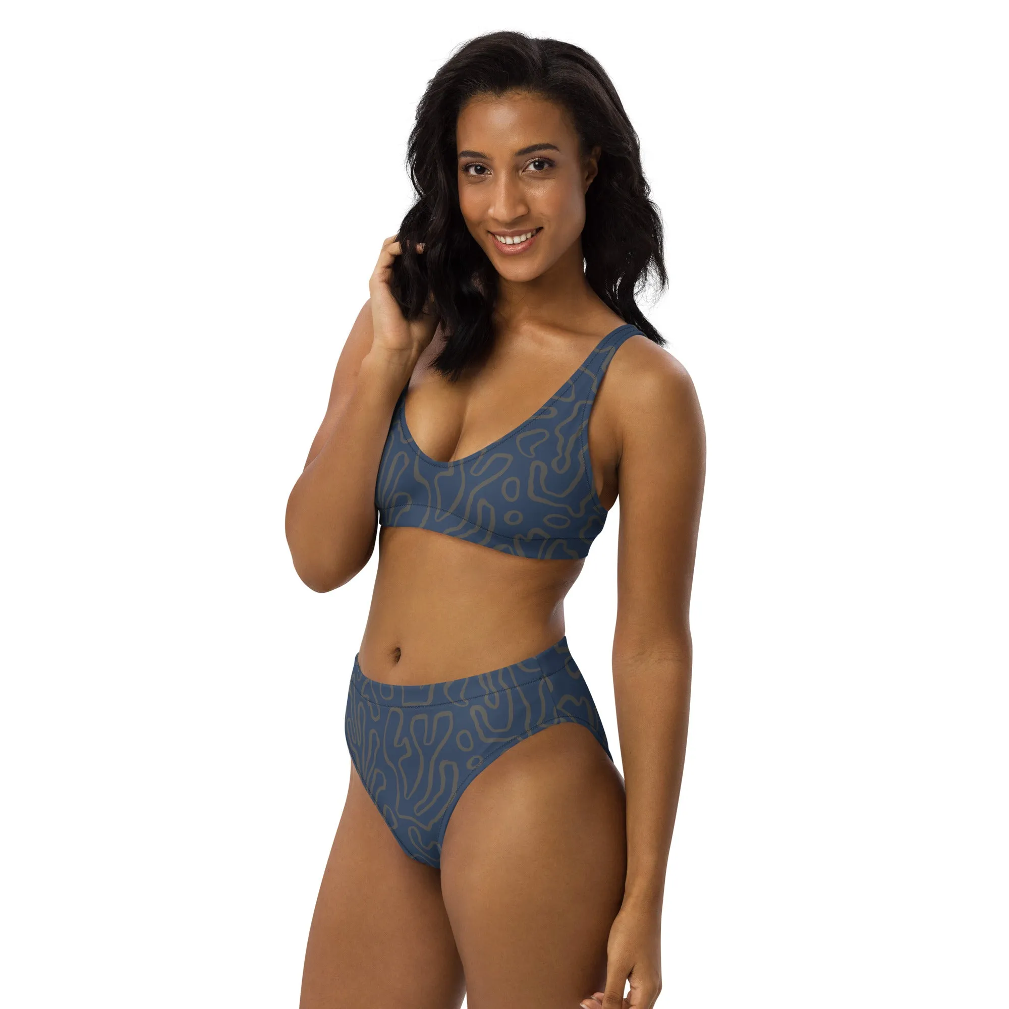 Bottom Time Eco-Friendly Recycled High-Waisted Bikini