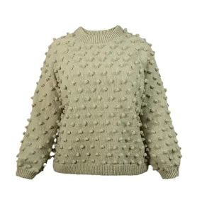 Bubble sweater (Women) - Misted Lichen