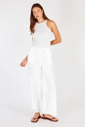 Cowgirl Surfer Pyke Pant White