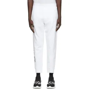 Dsquared2 White Ski-Fit Icon Lounge Pants