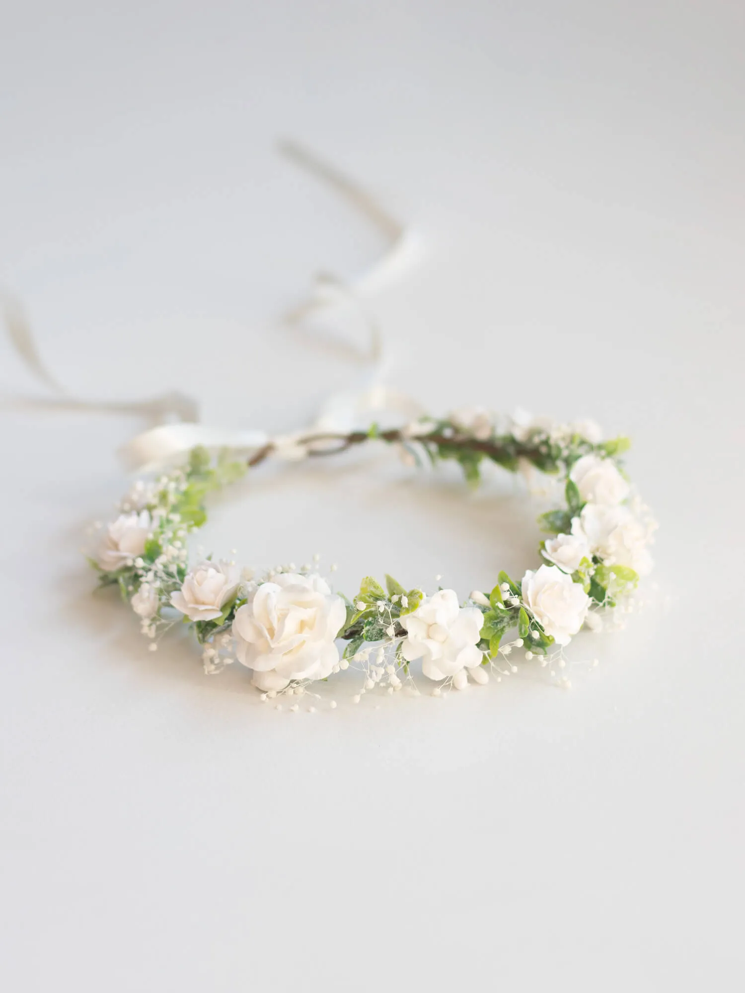 Elsie flower crown - ivory
