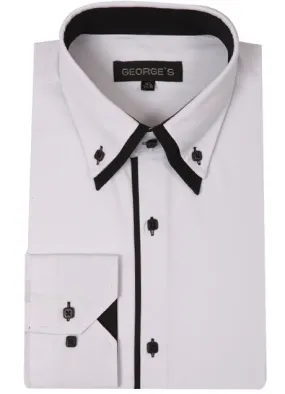 Fortino Landi AH618-BL Mens Shirt