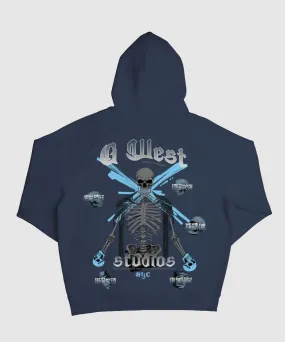 G West Unc Skull Hoodie : Gwhlhd5045 - 1 Colors