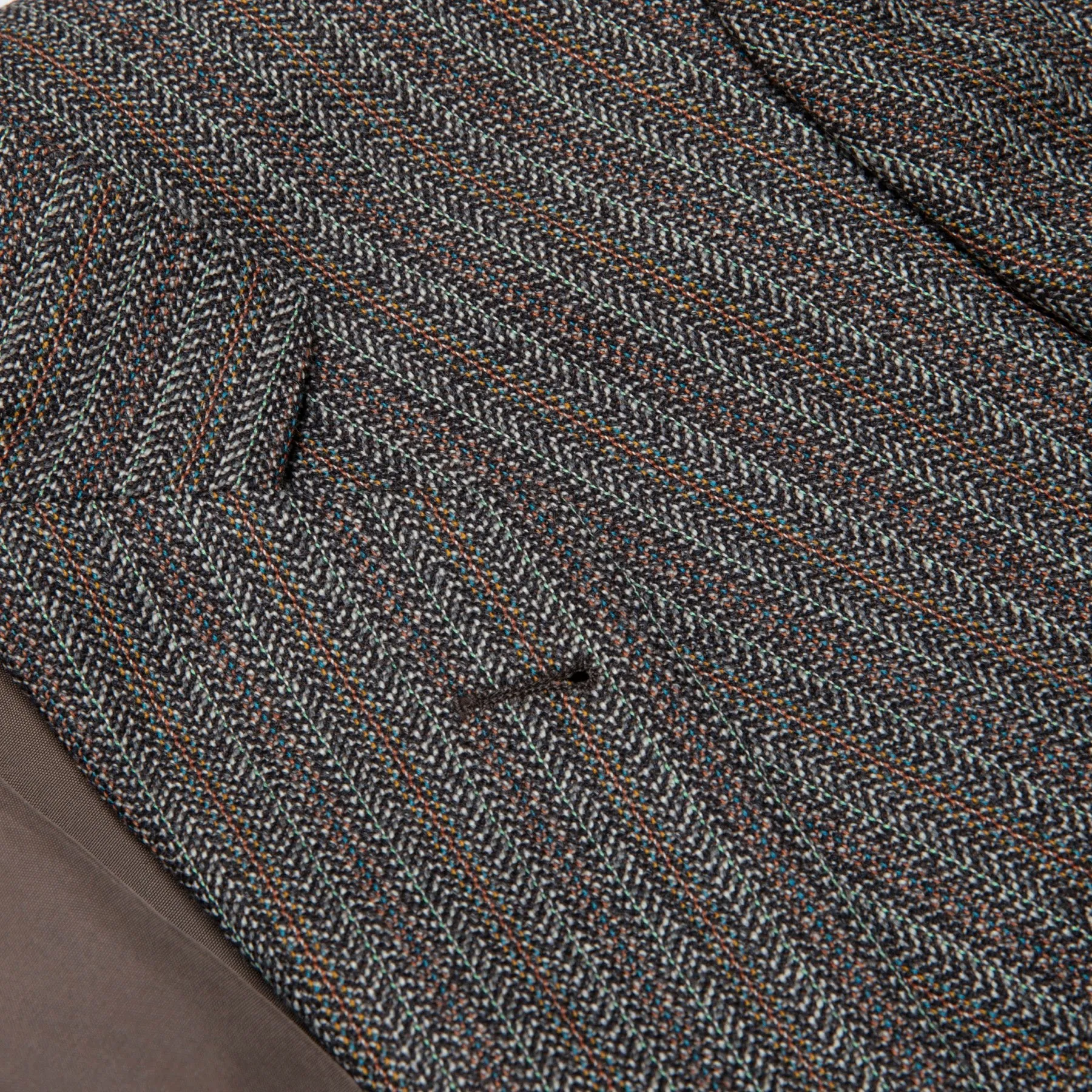 Gledhill Pure New Wool Multi-Stripe Herringbone Weave Blazer