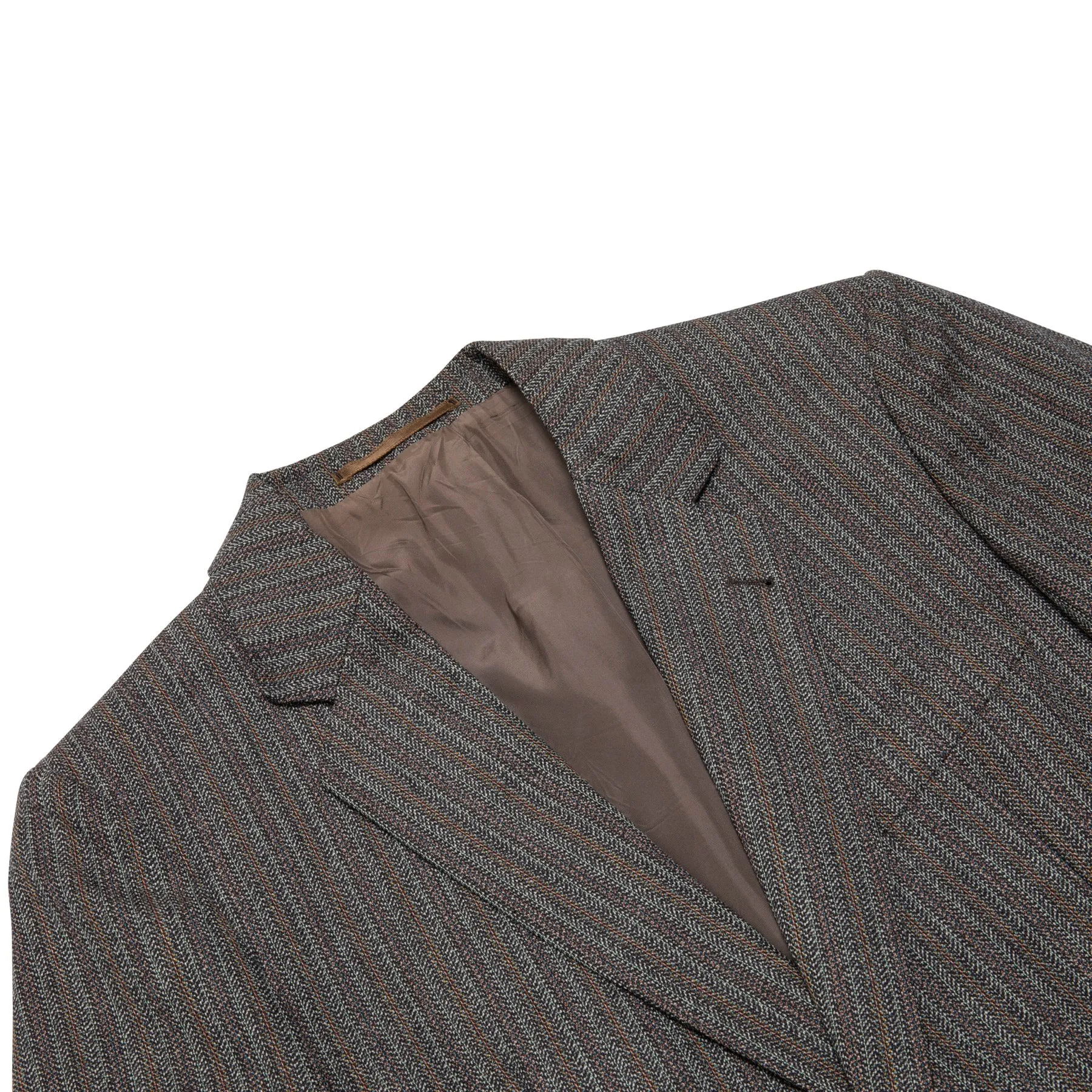 Gledhill Pure New Wool Multi-Stripe Herringbone Weave Blazer