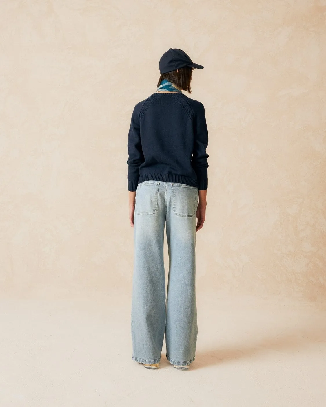 Indi & Cold Wide Leg Denim Pant