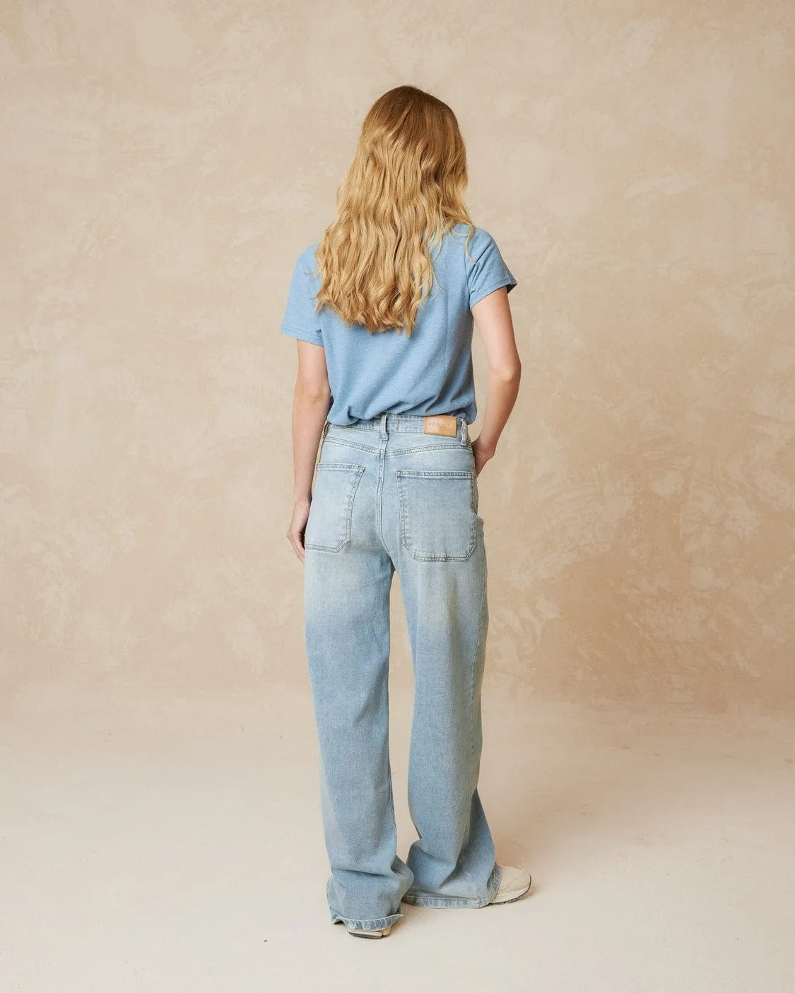 Indi & Cold Wide Leg Denim Pant