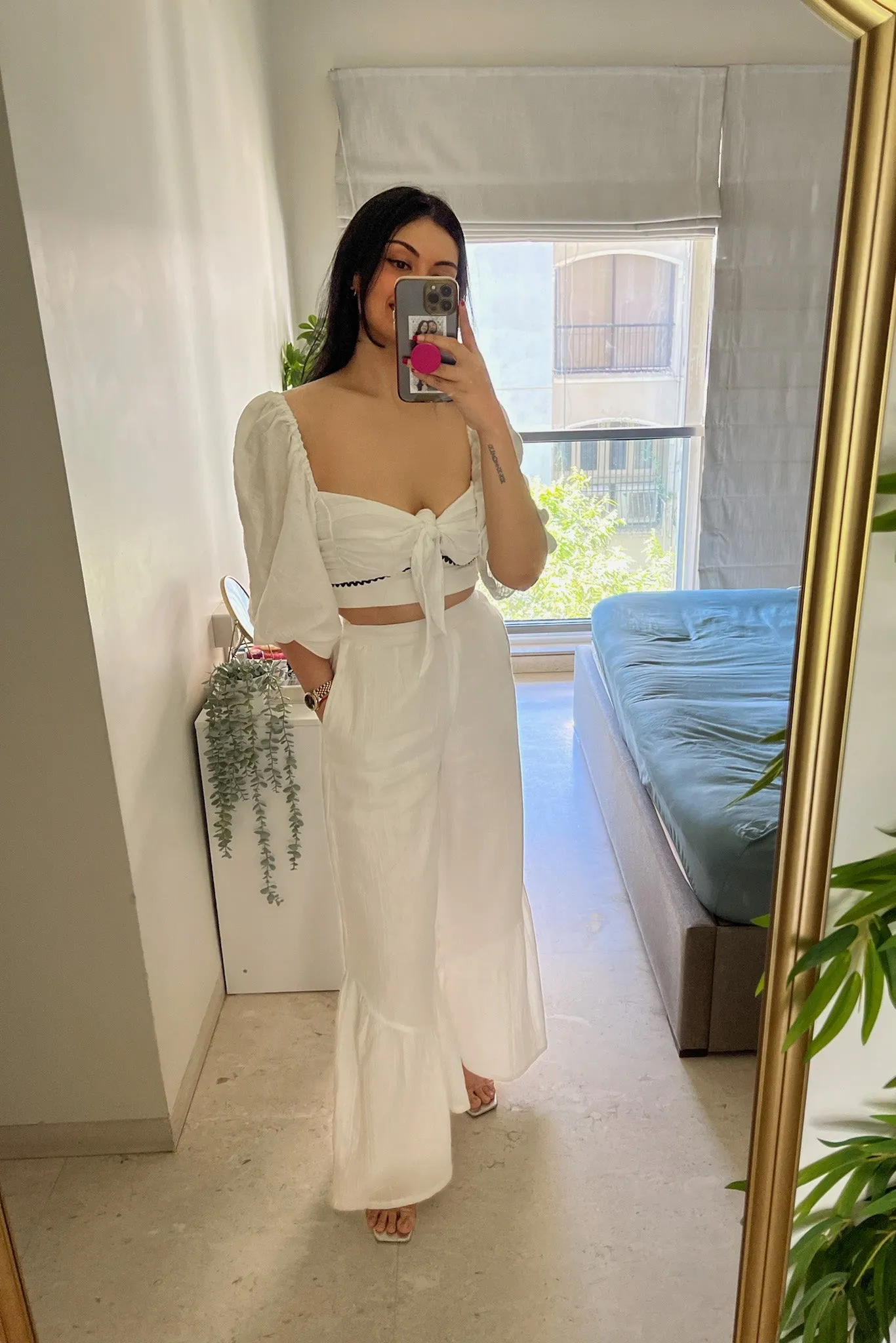 Ruffle Trouser