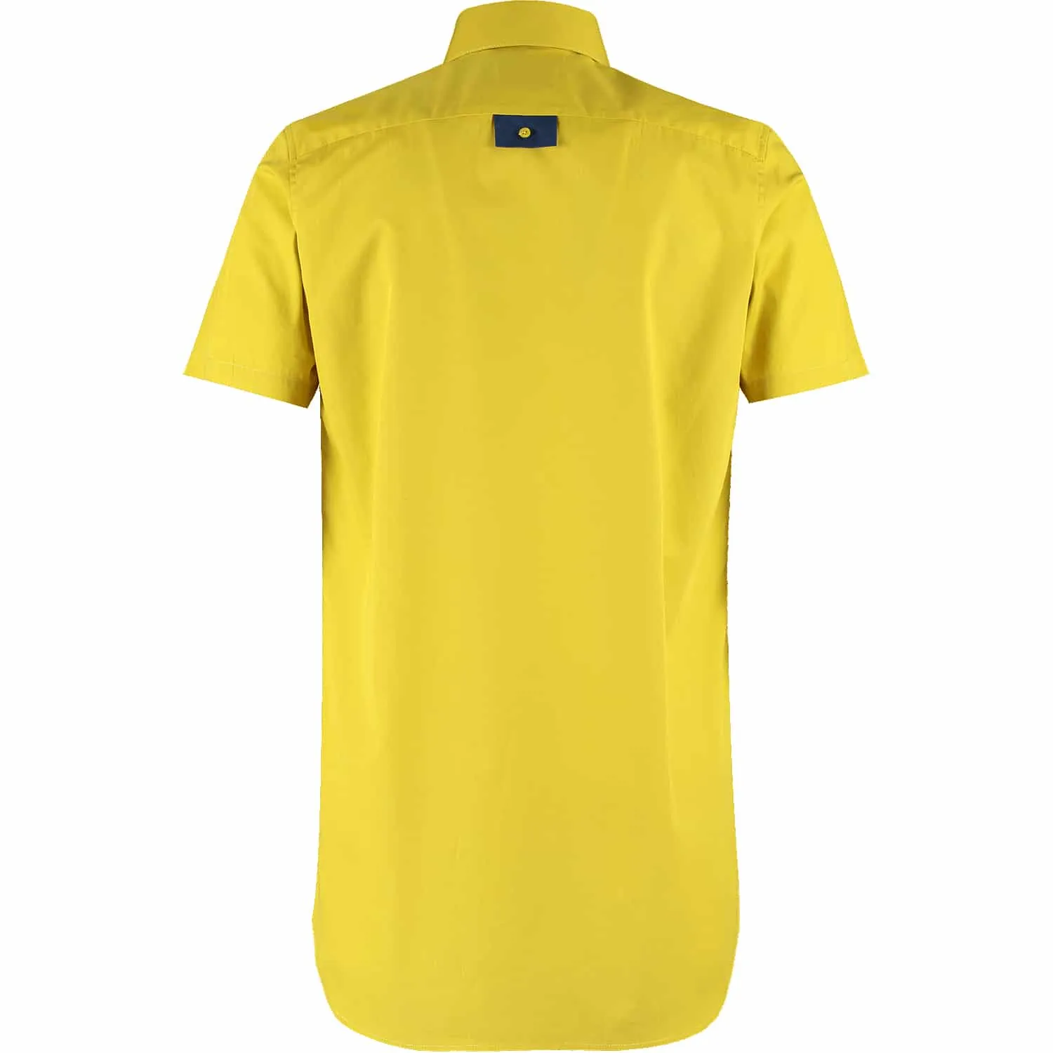 Shirt with Shoulder Strip - Yellow/Navy