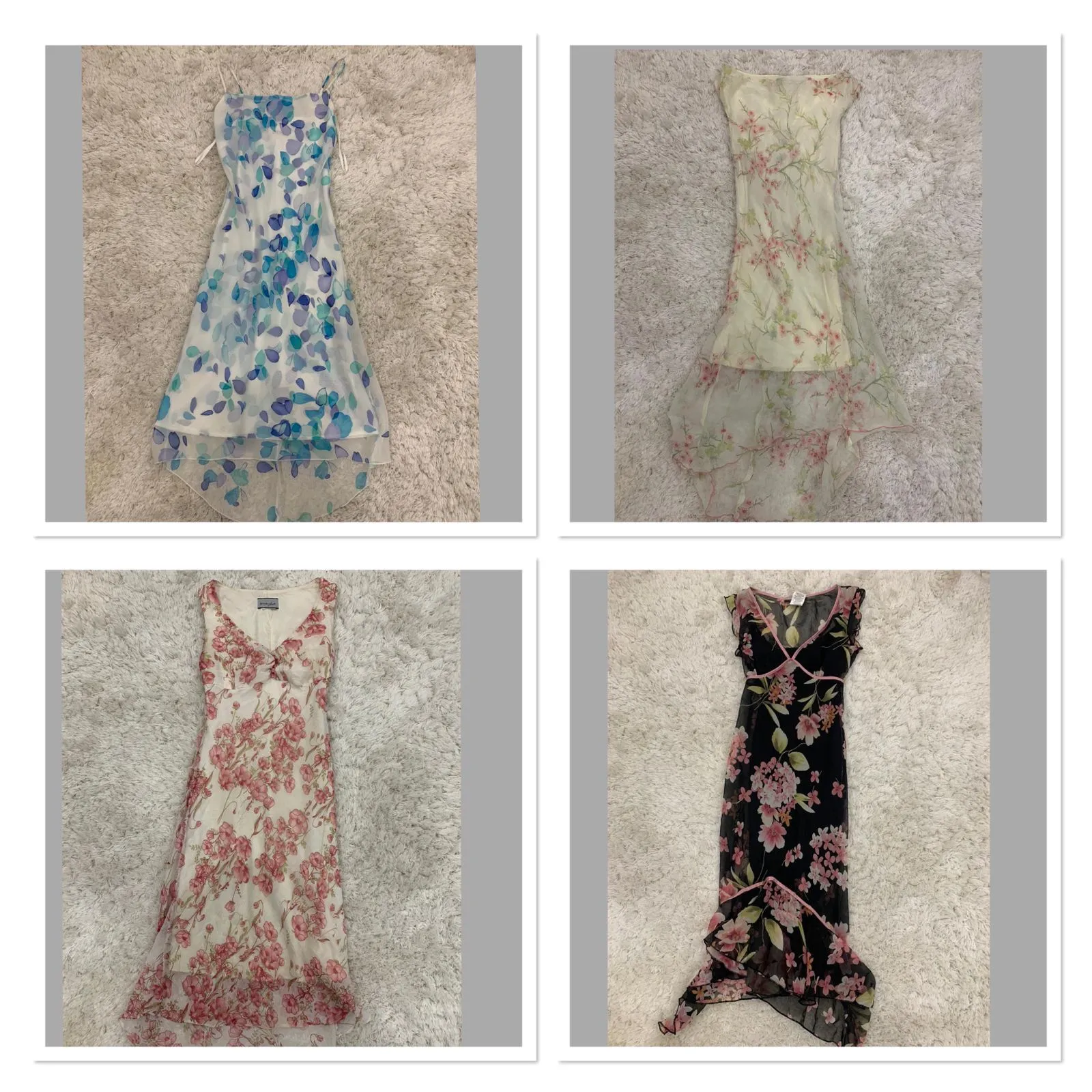 Sleeveless Floral Fairy Y2K Girly Dresses