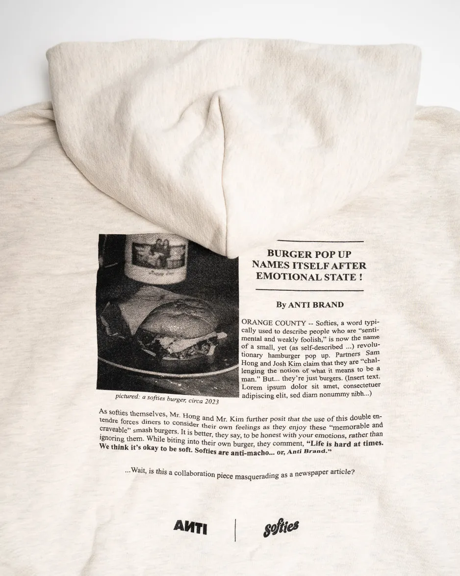 Softies x Anti - Burgers & Feelings Hoodie