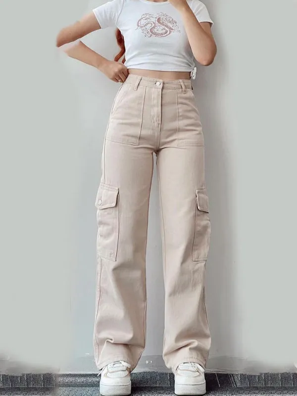 Versatile mid-rise overalls